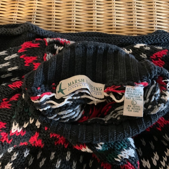 Lovely cotton sweater in size large from Marsh Landing - Picture 3 of 3